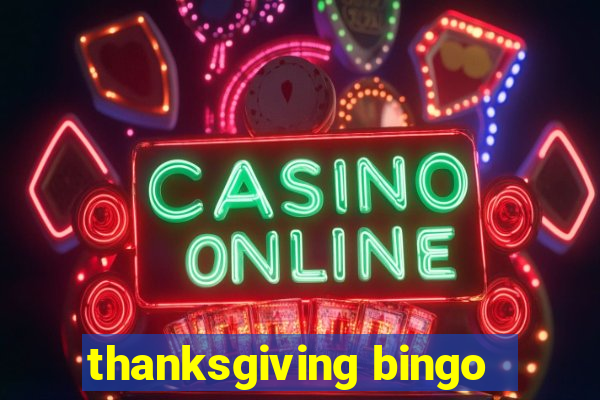 thanksgiving bingo